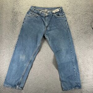 Aramark Westex Indura FR Jeans Mens 34x29 Blue Cotton Denim Straight Workwear